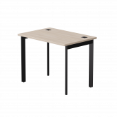 Стол прямой Everprof EVO на металлокаркасе 980х670х755 мм опоры 45гр Дуб Соната/Черный