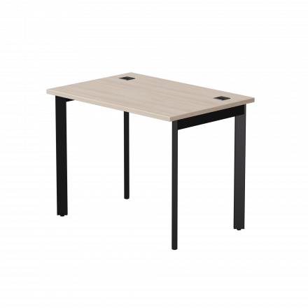 Стол прямой Everprof EVO на металлокаркасе 980х670х755 мм опоры 45гр Дуб Соната/Черный