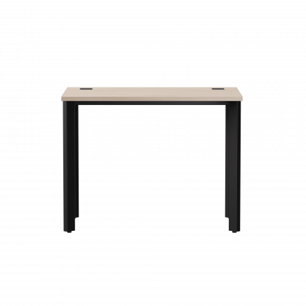 Стол прямой Everprof EVO на металлокаркасе 980х670х755 мм опоры 45гр Дуб Соната/Черный