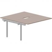 Стол составной STRIKE 2р.м 2эр.в.пр.эл 1380х1566 UNN2TPV148TRAL Тортор/Алюм