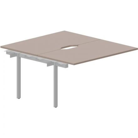 Стол составной STRIKE 2р.м 2эр.в.пр.эл 1380х1566 UNN2TPV148TRAL Тортор/Алюм
