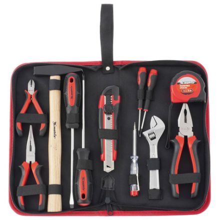 Набор слесарно-монтажный, 12 предметов, MATRIX, пенал на молнии, 13562 Набор слесарно-монтажный, 12 предметов, MATRIX, пенал на молнии, 13562