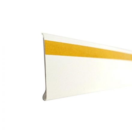 Ценникодержатель полочный DBR39 1250мм, белый 50 шт/уп