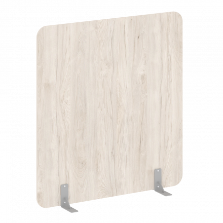 R-line Перегородки на металлических опорах на фетровых подпятниках DP.F-140-150 Денвер светлый/Серый металл 1400*18*1500