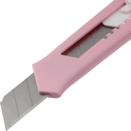 Нож универсальный Attache 18 мм пластиковый роз.авто