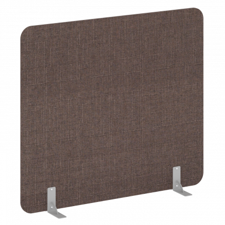 R-line soft Перегородки на металлических опорах на фетровых подпятниках AP.F-160-140 Romeo 04/Серый металл 1600*18*1400