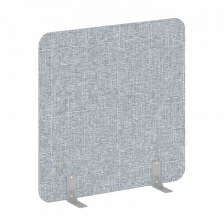 R-line soft Перегородки на металлических опорах на фетровых подпятниках AP.F-120-120 Romeo 13/Серый металл 1200*18*1200