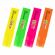 Набор текстовыделителей 4 НЕОНОВЫХ ЦВЕТА, STAFF "EVERYDAY HL-707", линия 1-5 мм, скошенный наконечник, 152548