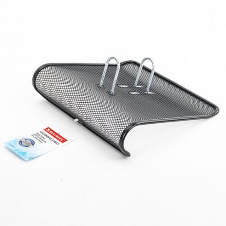 Подставка для календаря большая BRAUBERG "Germanium", металлическая, 57х200х200 мм, черная, 231972