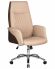 Офисное кресло для руководителей DOBRIN LEONARD, коричнево-бежевый