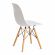 Стул Tetchair CINDY (EAMES) (mod. 1801) дерево бук/металл/сиденье пластик, 45x51x82 см, White (белый)