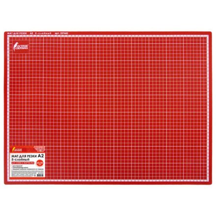 Коврик (мат) для резки ОСТРОВ СОКРОВИЩ, 5-ти слойный, А2 (600х450 мм), двусторонний, толщина 3 мм, 237443 Коврик (мат) для резки ОСТРОВ СОКРОВИЩ, 5-ти слойный, А2 (600х450 мм), двусторонний, толщина 3 мм, 237443