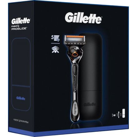 Подарочный набор GILLETTE FUSION ProGlide Flexball Бритв1cменКас+чех д/брит
