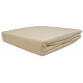 Простыня трикотажная на резинке 160х200х20см, молочно-белая Простыня трикотажная на резинке 160х200х20см, молочно-белая