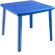 Стол пластиковый SPG_квадратный 80х80, синий