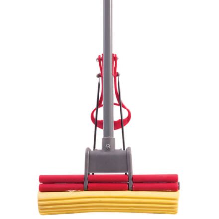 Швабра самоотжимная, роликовый двойной отжим, насадка PVA 27 см, телескопический черенок 125 см, LAIMA, 603597 Швабра самоотжимная, роликовый двойной отжим, насадка PVA 27 см, телескопический черенок 125 см, LAIMA, 603597