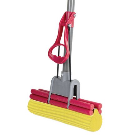 Швабра самоотжимная, роликовый двойной отжим, насадка PVA 27 см, телескопический черенок 125 см, LAIMA, 603597 Швабра самоотжимная, роликовый двойной отжим, насадка PVA 27 см, телескопический черенок 125 см, LAIMA, 603597