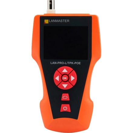 Тестер LANMASTER LAN-PRO-L/TPK-POE-8R с изм. длины, трассировкой и опр. POE