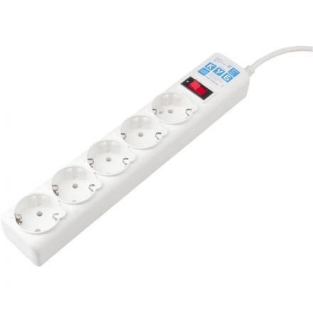 Сетевой фильтр Power Cube B 3.0 м 5 роз (белый) 10А/2,2кВт (SPG-B-10-WHITE) Сетевой фильтр Power Cube B 3.0 м 5 роз (белый) 10А/2,2кВт (SPG-B-10-WHITE)