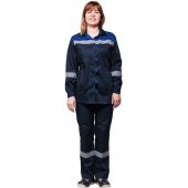 Костюм рабочий летний жен. л20-КБР син/вас (р.48-50) 170-176 (Арсенал-СП)