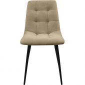 Стул GL_Риполи ЭМАЛЬ ЧЕРНЫЙ МУАР Catania Latte/песочный