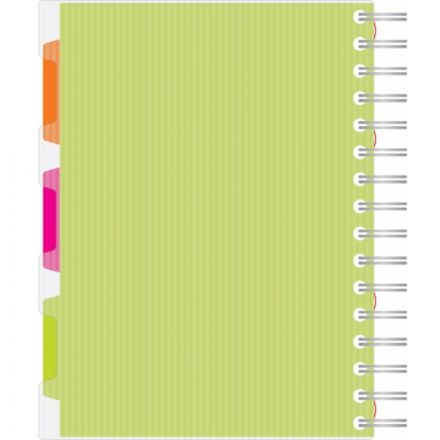 Тетрадь 140л,кл,А5,SPIRAL BOOK Салатовый,евросп,обл.пл,раздел.84108 Тетрадь 140л,кл,А5,SPIRAL BOOK Салатовый,евросп,обл.пл,раздел.84108