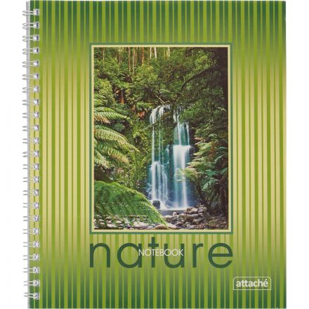 Тетрадь общая Attache А5 60 листов в клетку на спирали