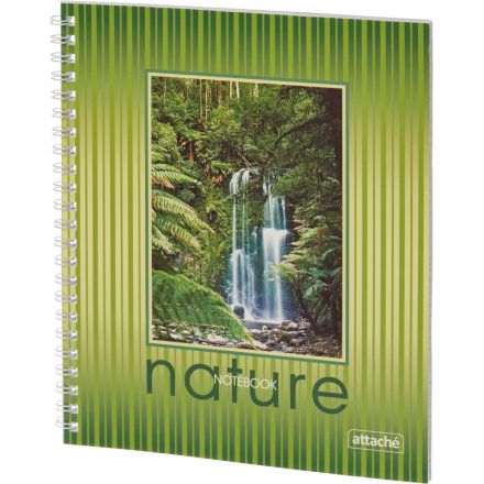 Тетрадь общая Attache А5 60 листов в клетку на спирали