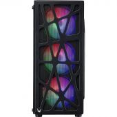 Корпус Formula MANA черный без БП ATX 6x120mm 1xUSB2.0 1xUSB3.0 1xUSB3.1