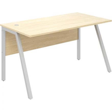 Стол письменный IN Рондо м/к S2379 1380х750х750 береза/серый