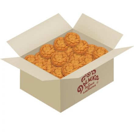 Печенье Дымка Овсяное по-царски, 2,8кг/уп