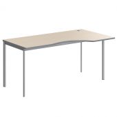 Стол эргономичный СА-1S(R) Клен/Алюминий 1600х900х755. IMAGO-S