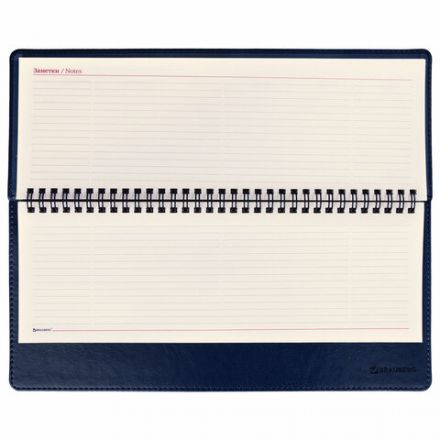 Планинг настольный недатированный (305x140 мм) BRAUBERG "Imperial", кожзам, 60 л., синий, 11169, 111694 Планинг настольный недатированный (305x140 мм) BRAUBERG "Imperial", кожзам, 60 л., синий, 11169, 111694