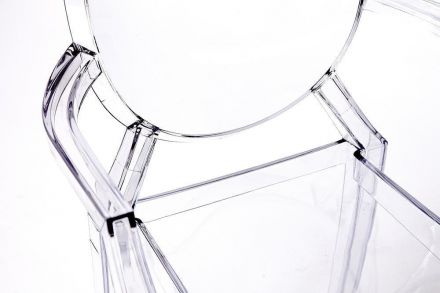 Кресло MEDALION (mod. 922) пластик, 56,5*53,2*92,5см, прозрачный