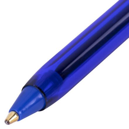 Ручки шариковые BRAUBERG X-30 CLASSIC, КОМПЛЕКТ 12 ШТ., СИНИЕ, пишущий узел 1 мм, линия письма 0,5 мм, 144332