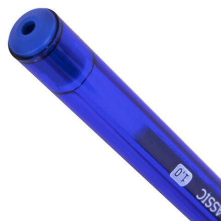 Ручки шариковые BRAUBERG X-30 CLASSIC, КОМПЛЕКТ 12 ШТ., СИНИЕ, пишущий узел 1 мм, линия письма 0,5 мм, 144332