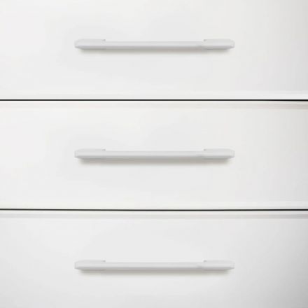 Ручка УЗК_скоба меб.StahlBuro A300-128 (16664) W матовый белый 2шт/уп