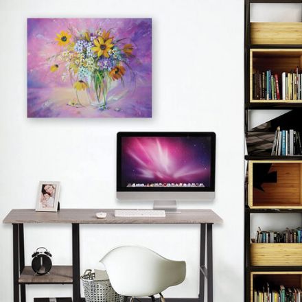 Картина стразами (алмазная мозаика) 30х40 см, ОСТРОВ СОКРОВИЩ "Букет в вазе", без подрамника, 662562 Картина стразами (алмазная мозаика) 30х40 см, ОСТРОВ СОКРОВИЩ "Букет в вазе", без подрамника, 662562