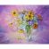 Картина стразами (алмазная мозаика) 30х40 см, ОСТРОВ СОКРОВИЩ "Букет в вазе", без подрамника, 662562 Картина стразами (алмазная мозаика) 30х40 см, ОСТРОВ СОКРОВИЩ "Букет в вазе", без подрамника, 662562