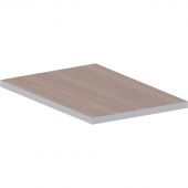Топ тумбы приставной Easy Business (темный дуб/серый, 404x600x25 мм) Топ тумбы приставной Easy Business (темный дуб/серый, 404x600x25 мм)