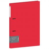 Папка на 2 кольцах Berlingo "Soft Touch", 24мм, 700мкм, красная, D-кольца, с внутр. карманом Папка на 2 кольцах Berlingo "Soft Touch", 24мм, 700мкм, красная, D-кольца, с внутр. карманом