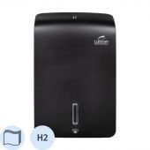 Диспенсер для полотенец лист Luscan Prof Etalon Z-слож maxi черный 151061