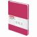 Бизнес-тетрадь на гребне А5 148x218 мм, BRAUBERG "Office PRO", под кожу, клетка, 80 л., розовая, 111042