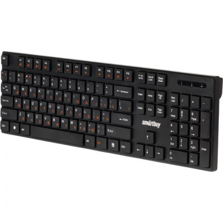 Клавиатура Smartbuy ONE 238 WLS мультимедийная черная (SBK-238AG-K)