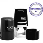 Оснастка для печати круглая Colop Printer R40 40 мм с крышкой черная