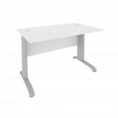 Riva Metal-L Стол письменный ПЛ.СП-2 Белый/Тёмно-серый металл 1200*720*750 Riva Metal-L Стол письменный ПЛ.СП-2 Белый/Тёмно-серый металл 1200*720*750