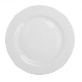 Тарелка Chan Wave Classic мелкая, фарфор, белый, D250мм, фк0131 Тарелка Chan Wave Classic мелкая, фарфор, белый, D250мм, фк0131