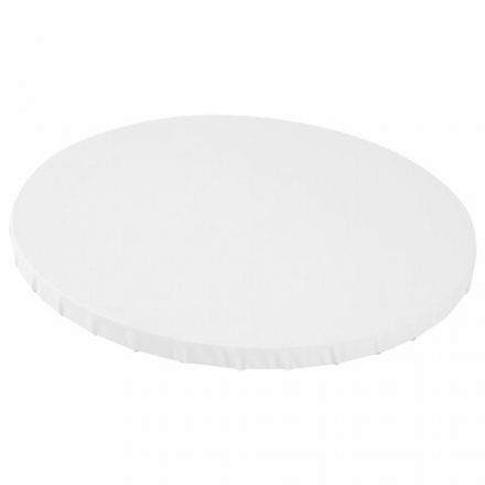 Холст на подрамнике, круглый 40 см, грунтованный, 380 г/м2, 100% хлопок, BRAUBERG ART CLASSIC, 192328