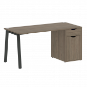 Home Office Стол письменный VR.SP-3-158.1.A Вяз/Антрацит металл 1580*720*750