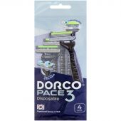 Бритва одноразовая Dorco PACE3 3 лезв увл полос 4шт/уп TRС 200BL-4P